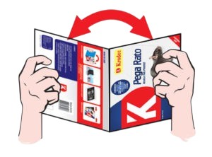 Pega Rato Adesivo 34x25cm – Uso Doméstico