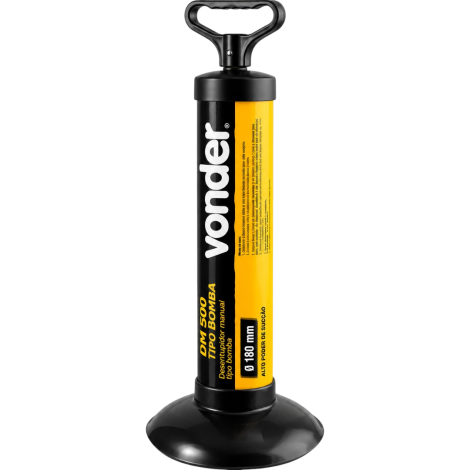 Desentupidor Manual Tipo Bomba 180 mm DM 500 Vonder 3599470180