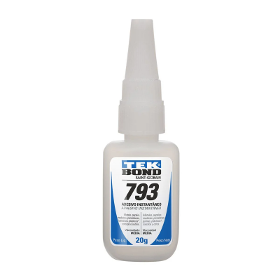 Cola Tekbond Adesivo Instantâneo Multiuso 793 20g