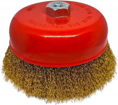 Escova Copo de Aço Dis-Flex para Limpeza e Remoção de Ferrugem