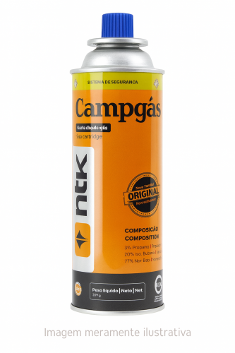 Refil 227g Gás Butano Para Maçarico e Fogareiro Campgás NTK