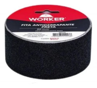 FITA ANTIDERRAPANTE 50MMX5M PRETA - WORKER