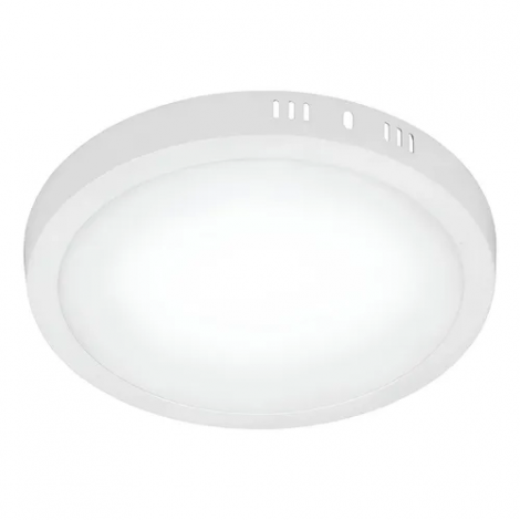 Painel LED Play Sobrepor Redondo 12W 6500K Branco Blumenau