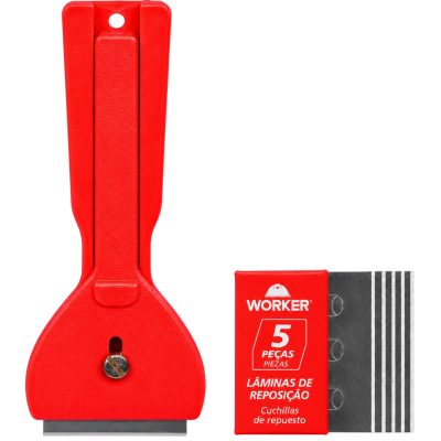 Raspador Worker com 5 Lâminas de Reposição Ref. 958743