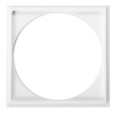 Porta Grelha Quadrada PVC Branco 10x10 cm Astra PG13
