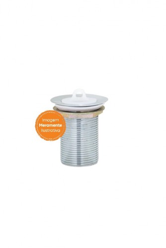 Válvula para Tanque 1.1/4" Cromada – Linha Econ Iguatemi Metais