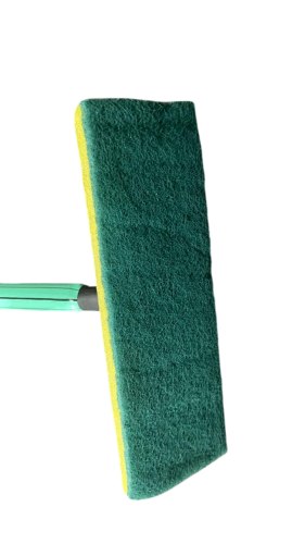 Esfregão com Esponja e Cabo para Limpeza de Azulejos