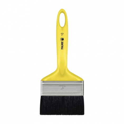 Trincha 4" Tigre Ref. 519 para Esmalte Sintético e Tinta a Óleo