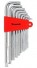 Jogo Chave Torx L Longa 9 Peças CRV T10AT50 Mtx
