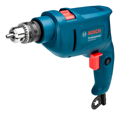 Furadeira de Impacto Bosch GSB 450 RE 450W 220V — Concreto e Metal — Azul-escuro