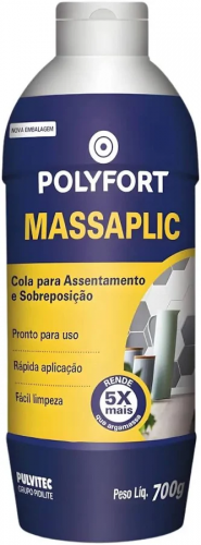 Cola para Azulejo e Pastilha Polyfort Pulvitec 700 g Branca