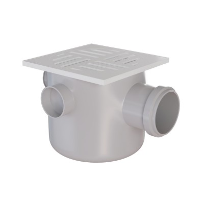 Caixa Sifonada com Grelha 150x150x50mm C/GR Max Quad Br – Ref. 2732 | Estrela Acessórios