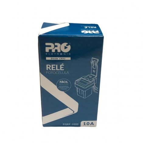 Relé Fotocélula 10A Pro Eletronic PQRF-1000
