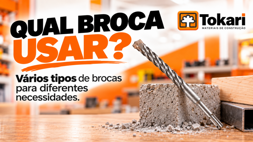 Qual broca usar? Guia para madeira, metal, concreto, cerâmica e porcelanato Qual broca usar? Guia para madeira, metal, concreto, cerâmica e porcelanato