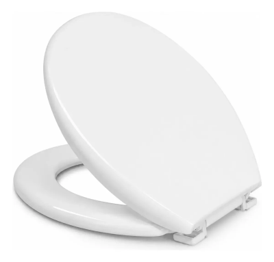 Assento Sanitário Oval Almofadado Pro Branco Astra TPK10