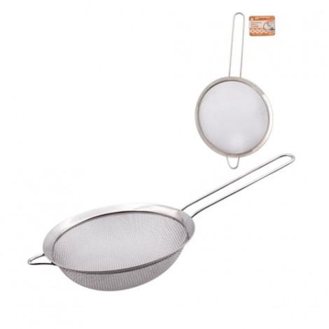 Peneira em Aço Inoxidável 18 cm Western Home – Ref. PEN-18