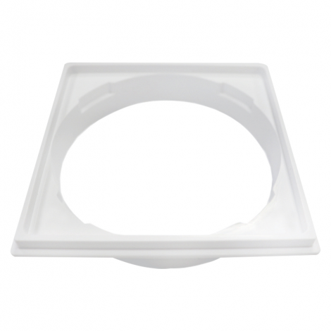 PORTA GRELHA QUADRADO 10CM BRANCO