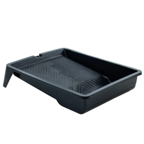 Bandeja Plástica para Pintura Thompson Média 16cm Preta 1 Litro