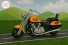 Moto de Brinquedo Power Etitoys – Fricção Custom Preta com Laranja