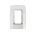 PLACA 4X2 3 MODULOS C/ SUPORTE SLIM