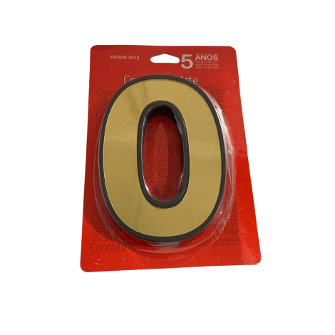 Números Residenciais 0 a 8 em Acrílico com Adesivo – Conceito & Arte (Indústria Brasileira)