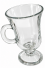 Caneca Irish Coffee de Vidro Transparente 250 ml