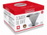 Coador de Café Inox 10,5 cm – Haüskraft – Aço Inox com Pegador em Silicone – Prata