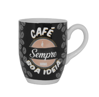 CANECA BOA IDEIA CERAM 350ML HAUSFRAFT