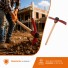 Chibanca (picareta) com Cabo Tenace para Construção Civil e Jardinagem