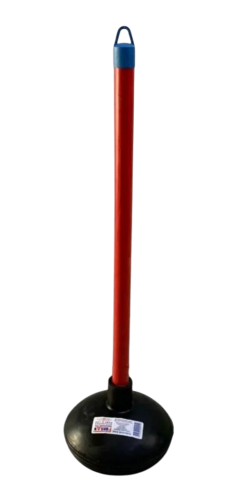 Desentupidor Sugador de Ralo para Banheiro e Vaso Sanitário Forsan 53 cm – Preto com Cabo Vermelho