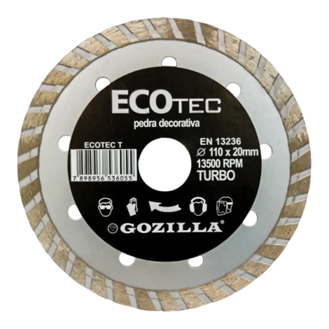 Disco Ecotec Turbo 110x20mm Gozilla