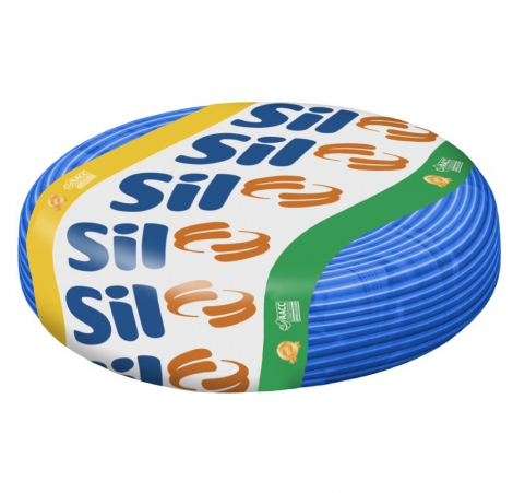 CABO FLEXÍVEL 4MM² AZUL 100M SIL