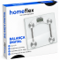 Balança de Banheiro Digital Homeflex 180kg – Vidro Temperado e Visor LCD