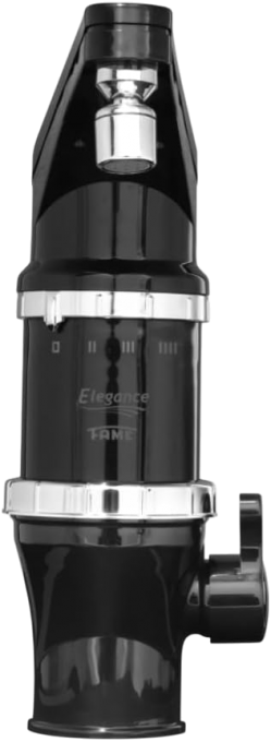 Torneira Elétrica Fame Elegance 220 V Preta — giro 180°, bico móvel, arejador articulado, 4 temperaturas, resistência vida longa