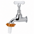 Torneira para Jardim Curta Júnior 1/2" x 3/4" Furkin com Adaptador para Mangueira