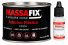 Adesivo Plástico Massa Fix Cinza 400g