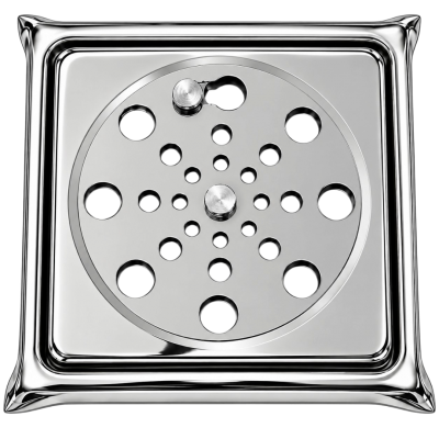 Grelha Quadrada 10 cm com Fecho e Caixilho Iguatemi Ref. 1500410