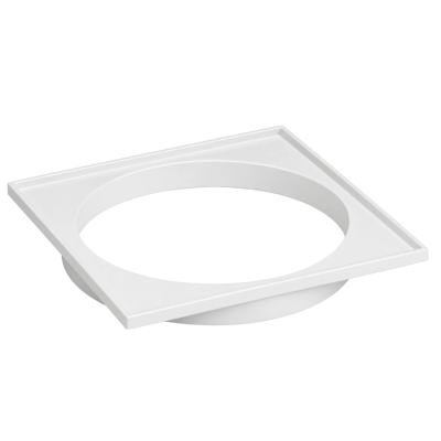 Porta-Grelha Quadrado em PVC Branco 9,4 × 9,4 cm Astra PG13
