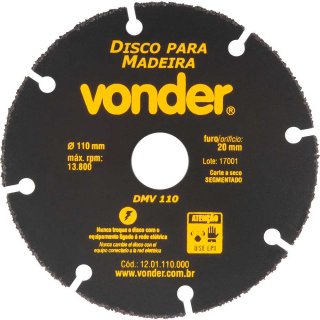 DISCO PARA MADEIRA VONDER