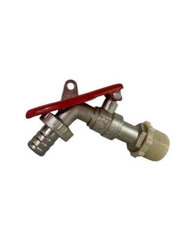 Torneira Esfera para Jardim com Trava para Cadeado - 1/2 x 3/4 - ZM