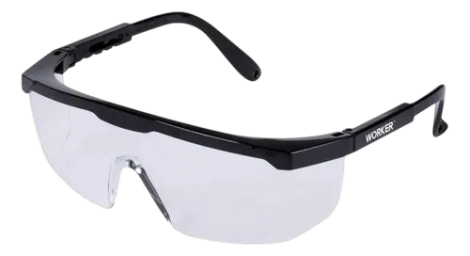 Óculos Incolor Policarbonato Antirrisco Worker WK1 Jaguar CA 32508