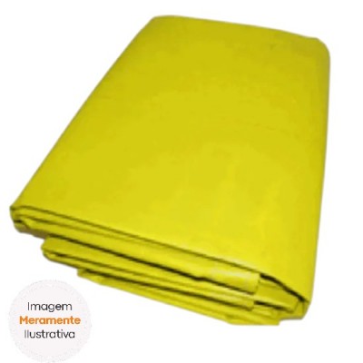 Lona Carreteiro Amarela Ambipar 105g/m² – Tecnologia XF Impermeável (variados Tamanhos)