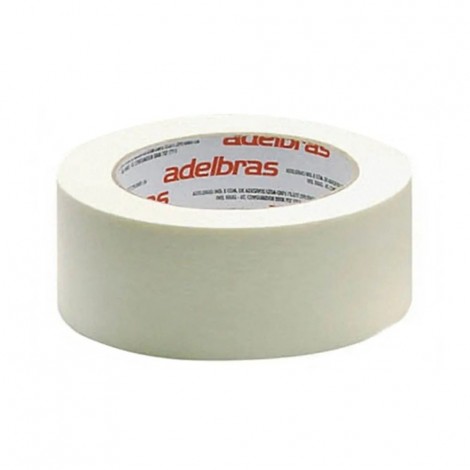Fita Adesiva Crepe 48mm x 50m – Uso Geral | Adelbras