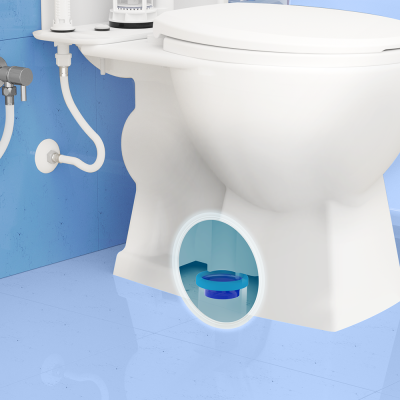 Anel de Vedação para Bacia Sanitária com Guia Censi Ref. 7490 – Borracha Butílica