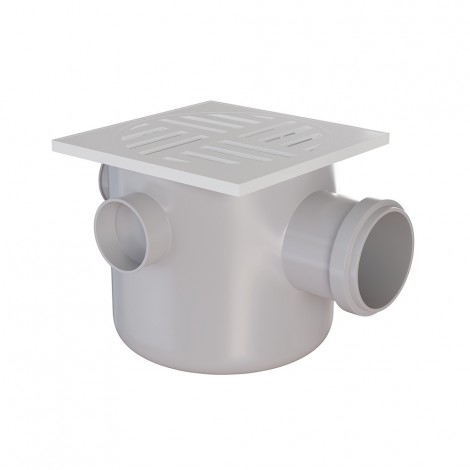 Caixa Sifonada com Grelha 150 x 150 x 50 – Estrela Acessórios e Conexões