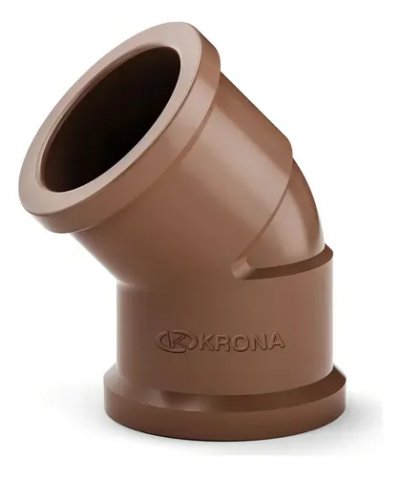 Joelho 45 Graus Soldável 20mm Krona PVC para Água Fria