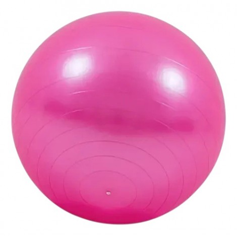 Bola Inflável para Exercícios 85cm Western Rosa Metálico – Ref. FIT-36