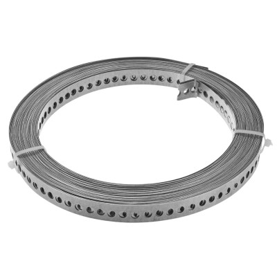 Fita de Aço Perfurada galvanizada Kala 17mm x 10m – Ref. 368610
