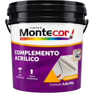 Massa Acrílica Montecor 3,6 Litros
