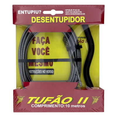 DESENTUPIDOR MANUAL TUFÃO 10 MTS